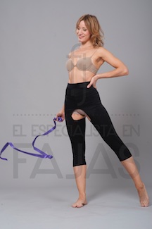 Calza para lipoaspiraci&oacute;n, desde la cintura hasta rodilla.